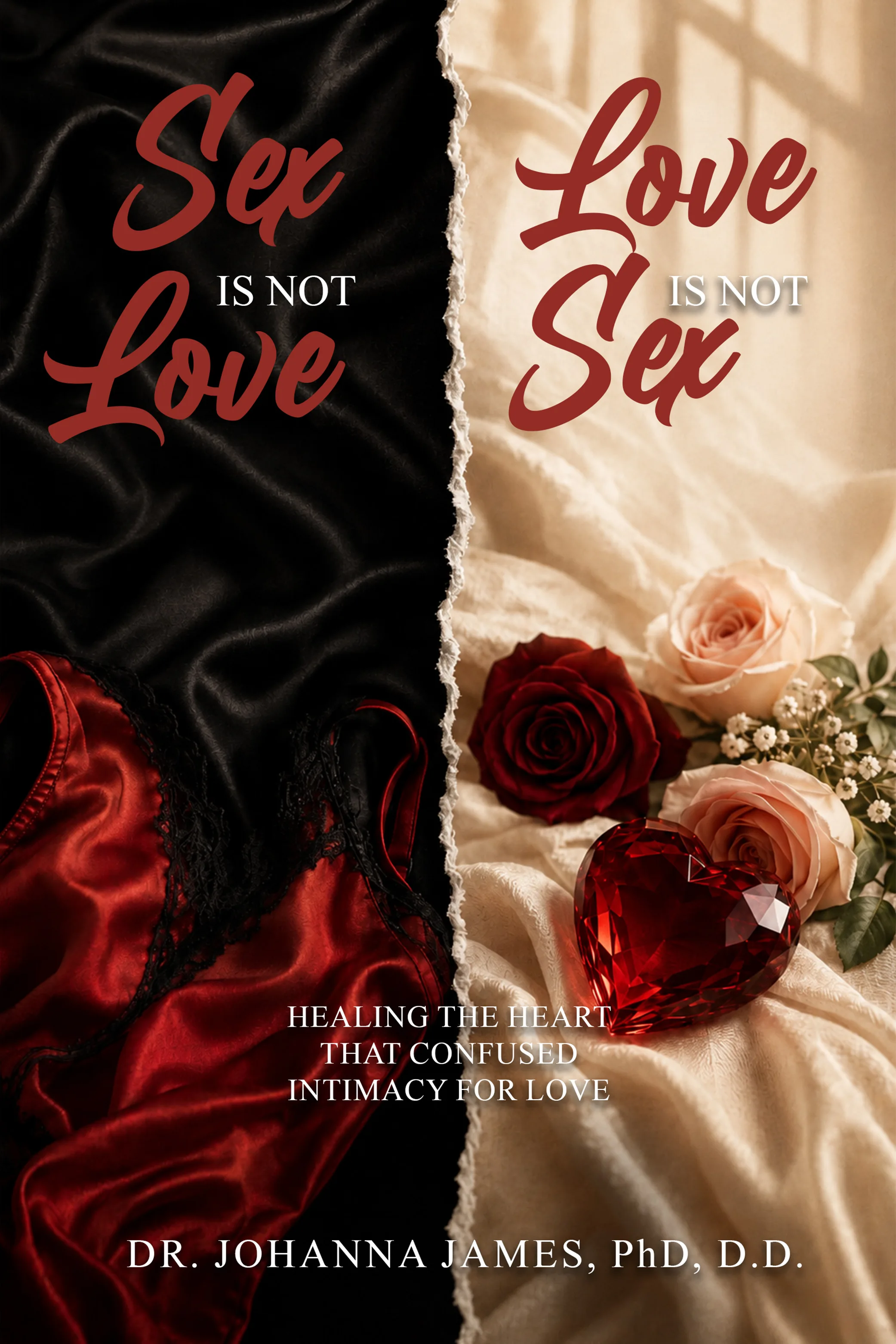 Original placeholder book cover titled Sex is not Love representing the Children's Books category