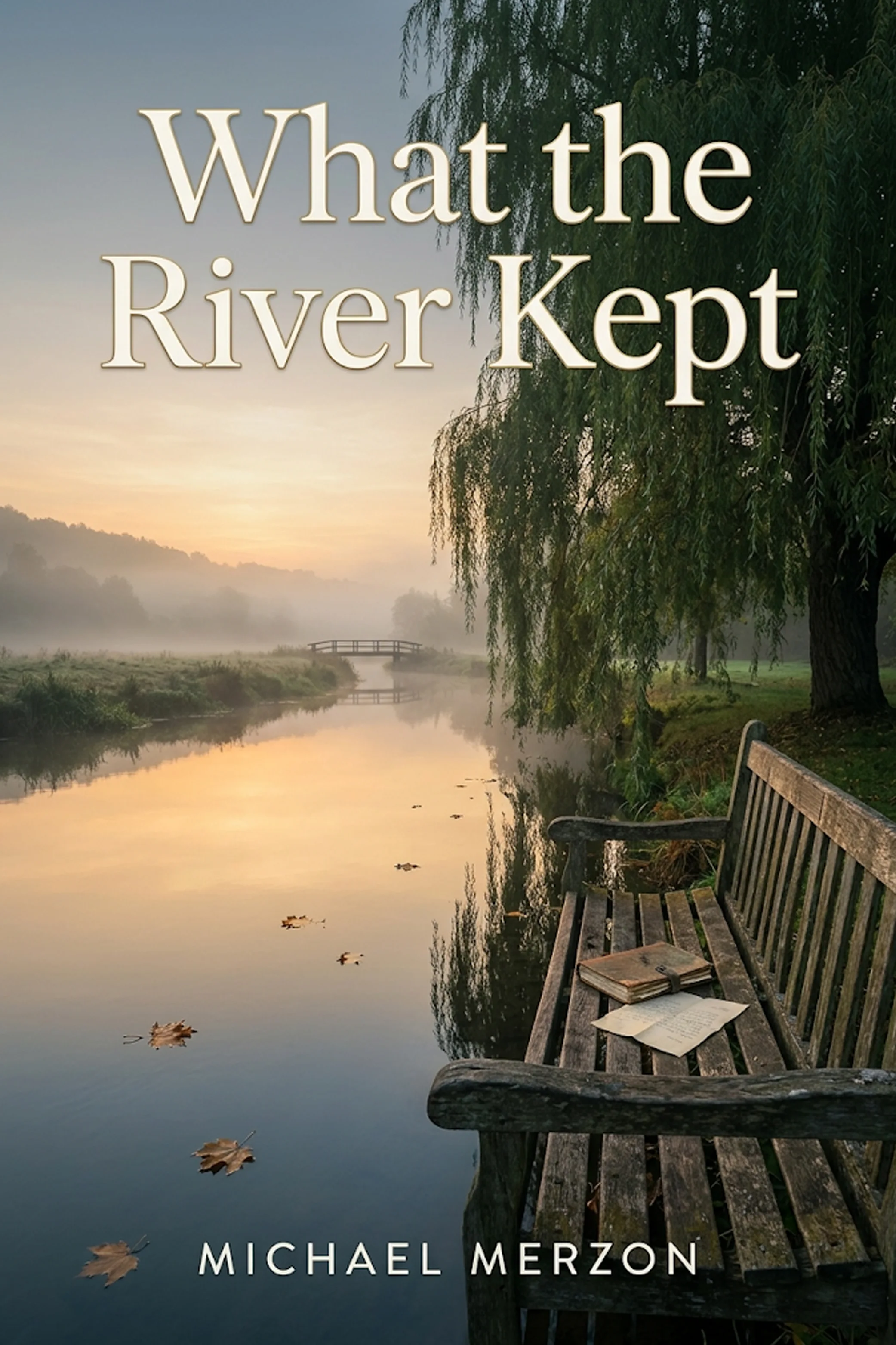 Original placeholder book cover titled What the River Kept representing the Memoir category