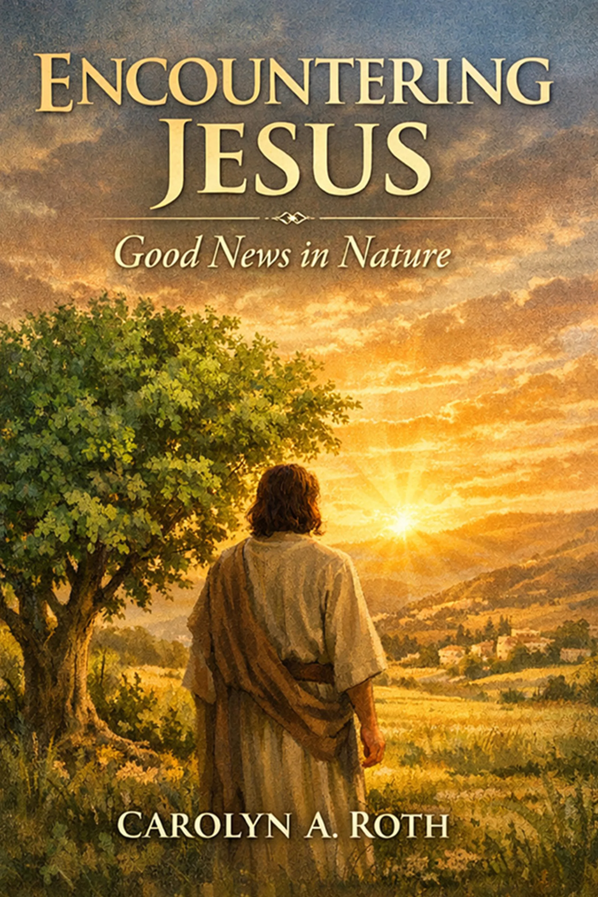 Original placeholder book cover titled Encountering jesus  representing the Nonfiction category