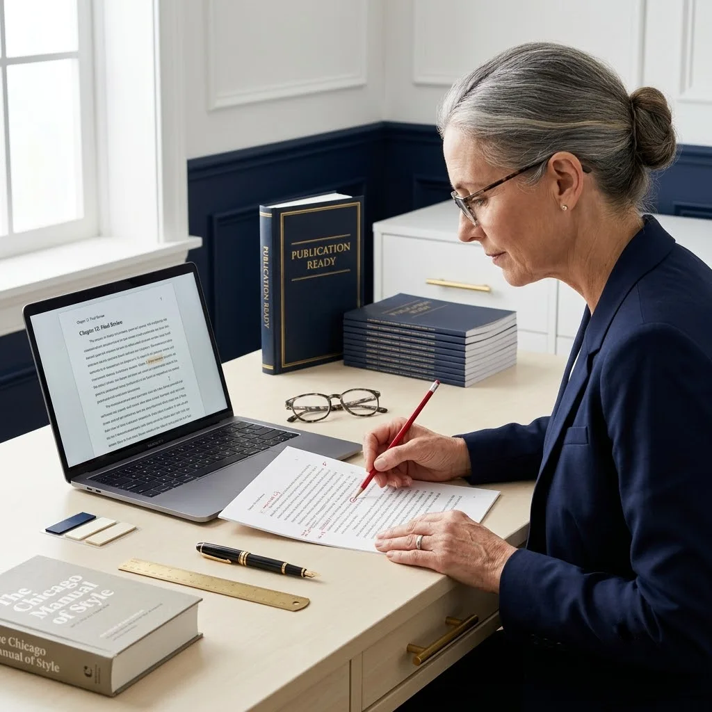 Illustration representing Proofreading services at Pages N Prestige