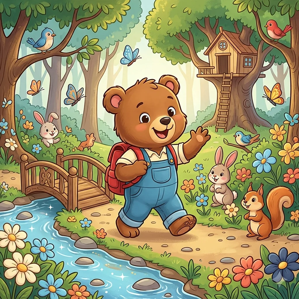 Sample swatch representing the Cartoon illustration style
