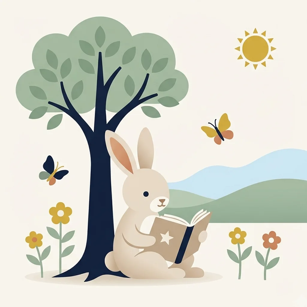 Sample swatch representing the Minimalist illustration style