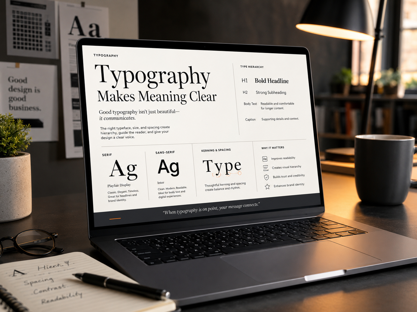 Typography Sets the Tone